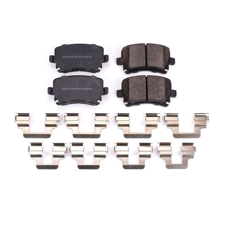 PowerStop — PowerStop - Z17 Low-Dust Ceramic Brake Pads with Hardware