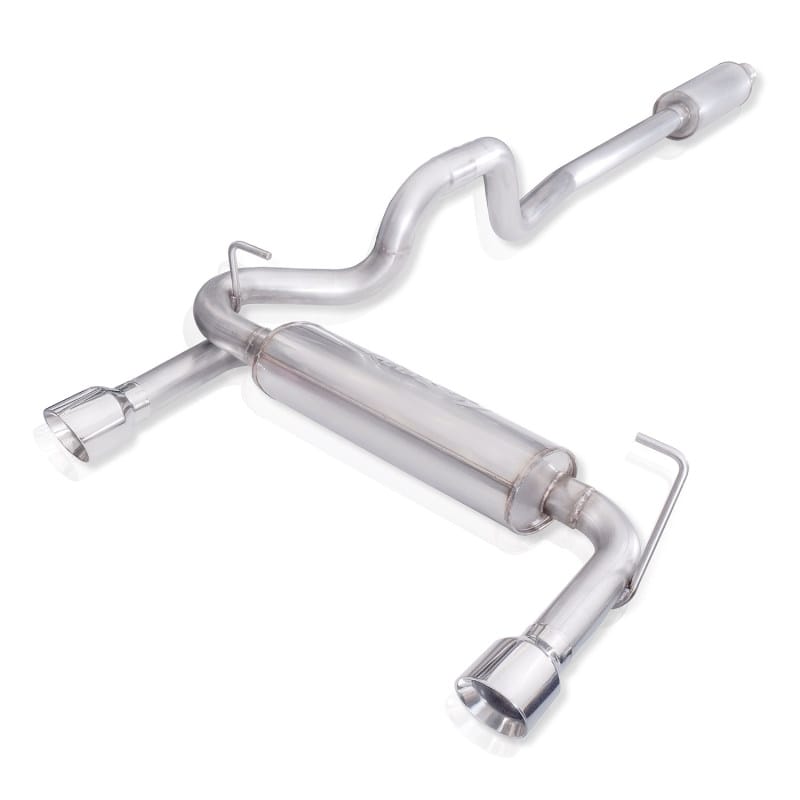 Stainless Works — Stainless Works Catback Dual Outlet Turbo Muffler Factory Connect