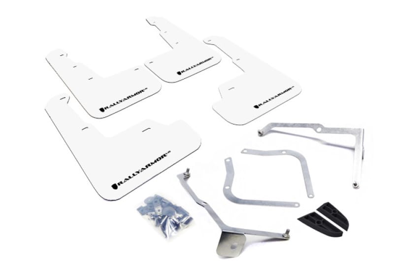 Rally Armor — White/Black Logo