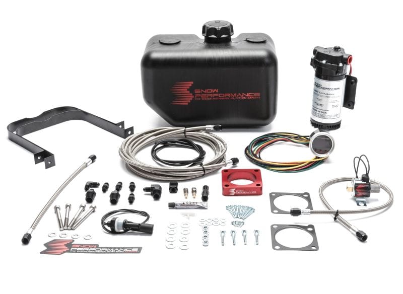 Snow Performance — Snow Performance 08-15 Evo Stg 2 Boost Cooler Water Injection Kit w/SS Braid Line & 4AN Fittings
Water/Meth Inject Kt