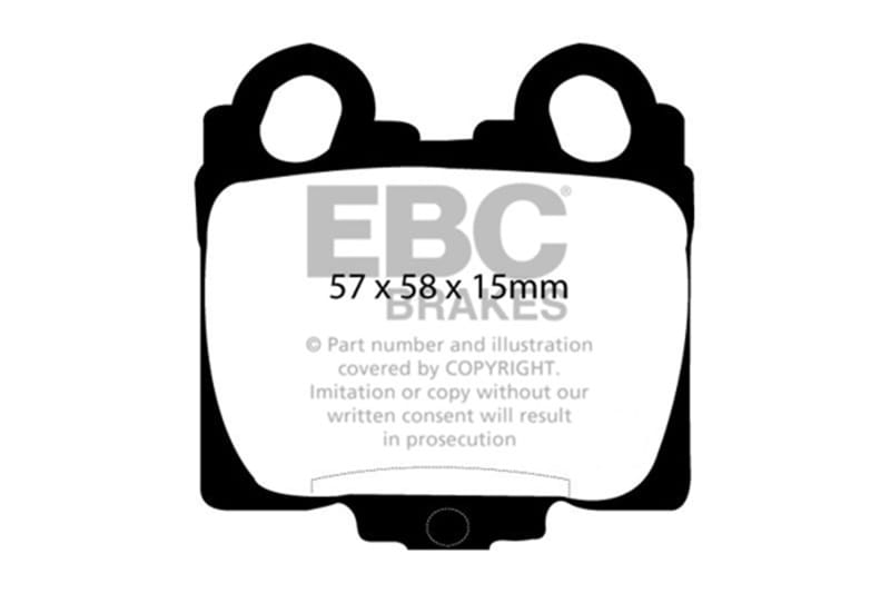 EBC — Redstuff Ceramic Low Dust Brake Pads