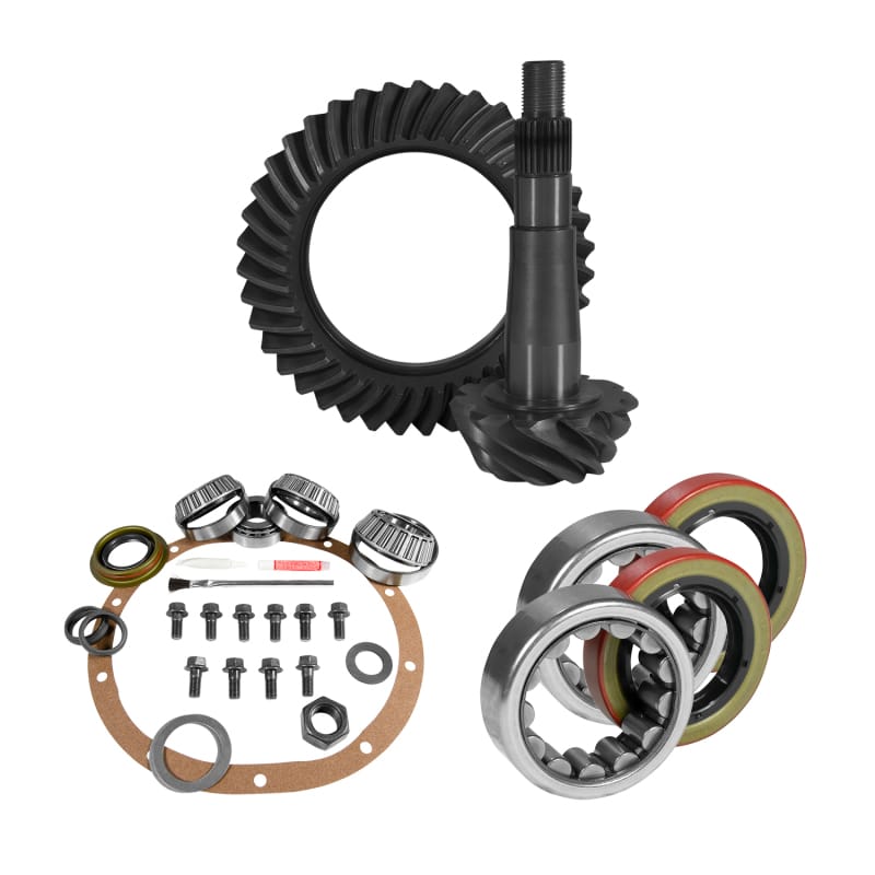 Yukon Gear & Axle — 8.25in. CHY 3.07 Rear Ring/Pinion; Install Kit; 1.618in. ID Axle Bearings/Seals
8.25" CHY 3.07 Rear Ring & Pinion, Install Kit, 1.618" ID Axle Bearings & Seals