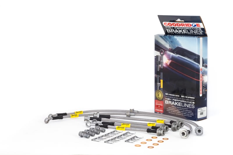 Goodridge — G-STOP SS Braided Brake Line Kit