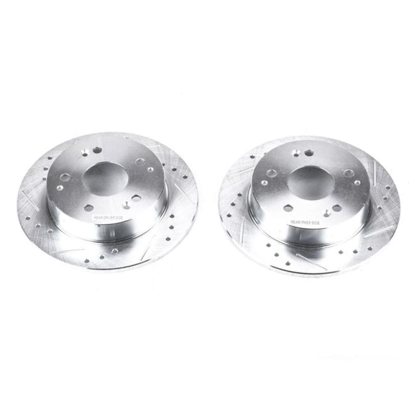 PowerStop — PowerStop Evolution Performance Drilled, Slotted & Plated Brake Rotor Pair