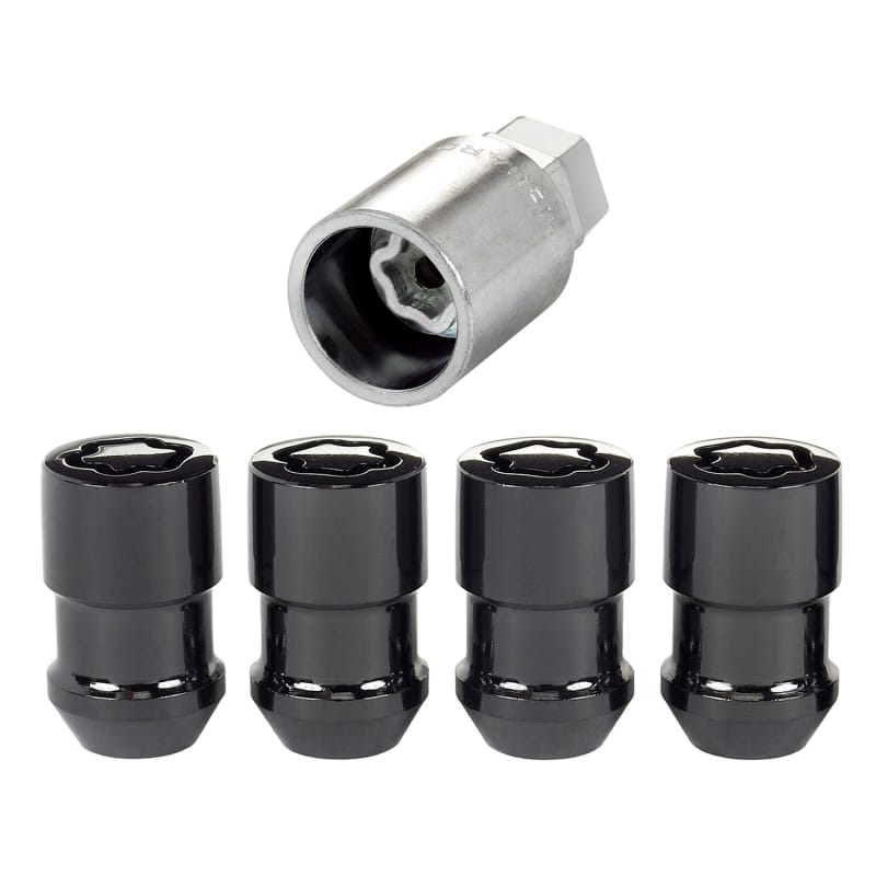 McGard — Cone Seat Exposed Style Wheel Locks-Black