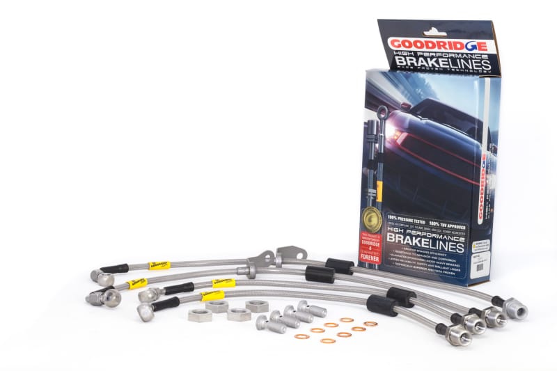 Goodridge — G-STOP SS Braided Brake Line Kit