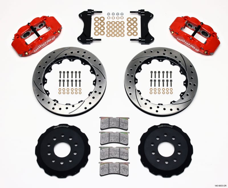 Wilwood — KIT,FRONT,CAMARO,98-02,13.06 ROTOR DRILLED,RED