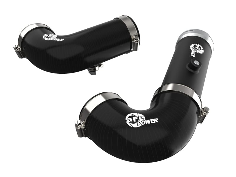 aFe — BladeRunner 3 IN & 3-1/2 IN Aluminum Hot and Cold Charge Pipe Kit Black