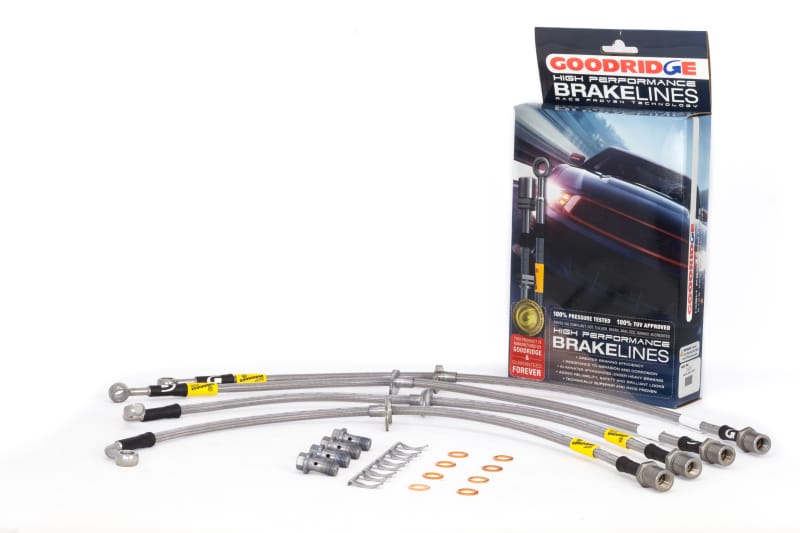 Goodridge — G-STOP SS Braided Brake Line Kit