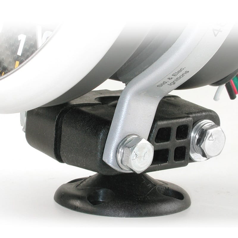 AutoMeter — GAUGE MOUNT, ROLL POD, PEDESTAL, FITS 5" PEDESTAL TACH, BLACK