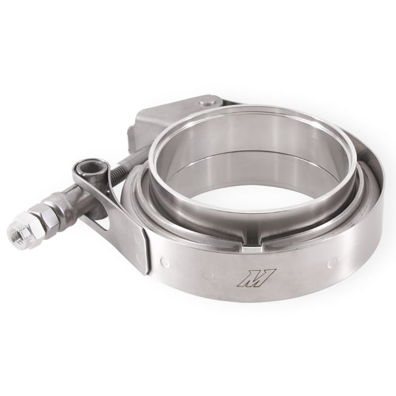 Mishimoto — V-Band Clamp, Stainless-Steel, w/Flanges, 3in (76.2mm)