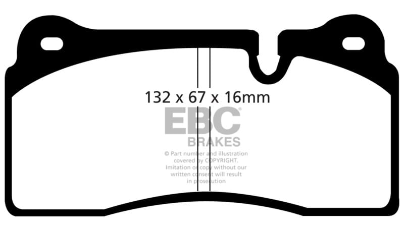 EBC — Redstuff Ceramic Low Dust Brake Pads