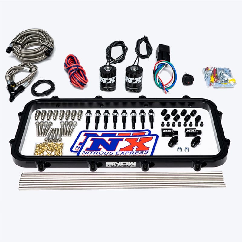 Nitrous Express — Direct Port, Dry Holley High Ram Plate Nitrous System - No Bottle
