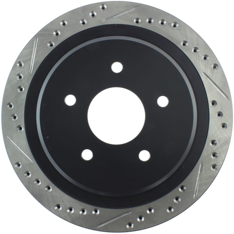 Stoptech — StopTech Sport Drilled & Slotted Brake Rotor; Rear Right
StopTech Sport Drilled/Slotted Brake Rotor; Rear Right
StopTech Sport Drilled/Slotted Disc