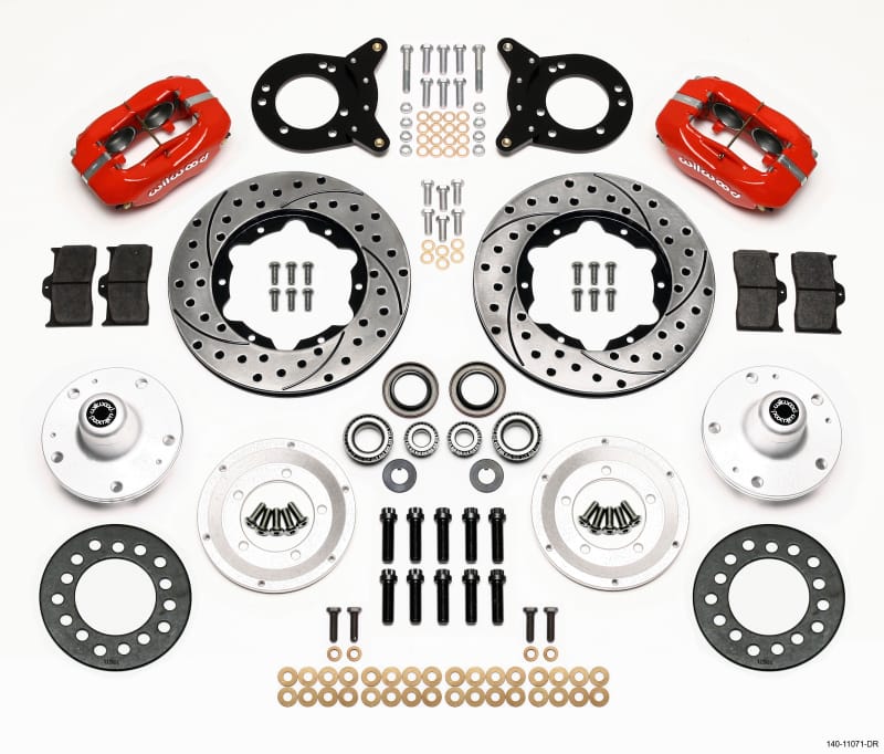 Wilwood — KIT,FRONT,MUSTANG,65-69,FDLI,11.00 SRP,RED