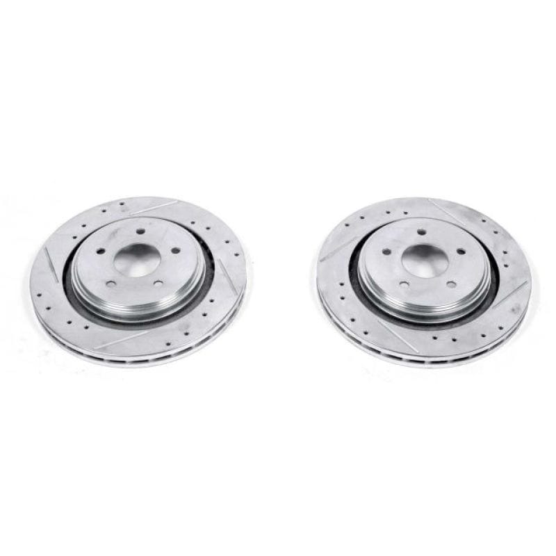 PowerStop — PowerStop Evolution Performance Drilled, Slotted & Plated Brake Rotor Pair