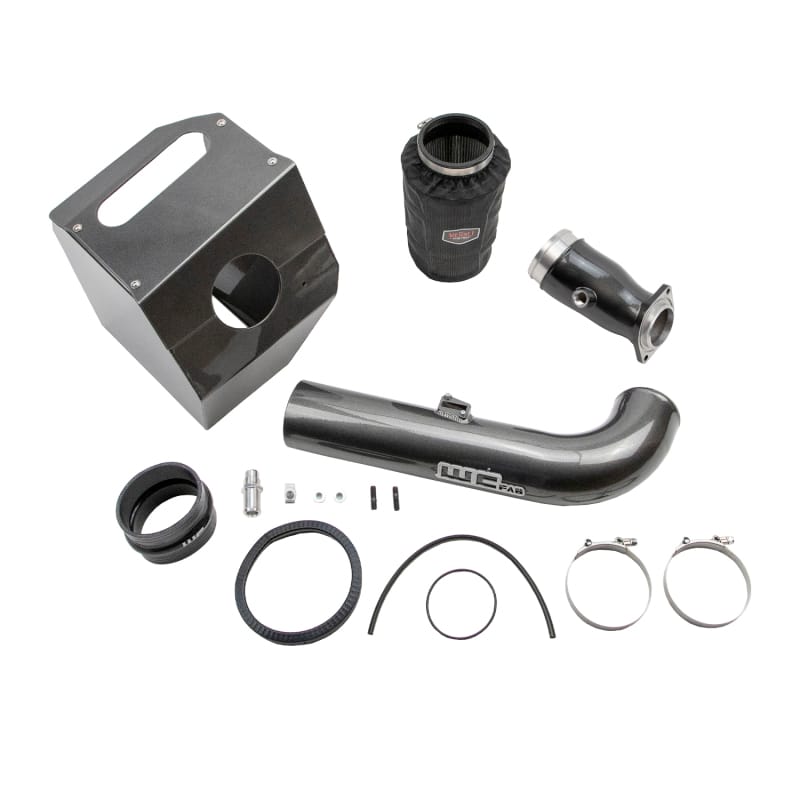 Wehrli — Intake Kit Stage 2, 4in., for 2017-2019 Duramax L5P, Gloss Black