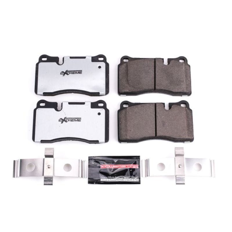 PowerStop — PowerStop - Z36 Truck and SUV Carbon-Fiber Ceramic Brake Pads with Hardware Kit