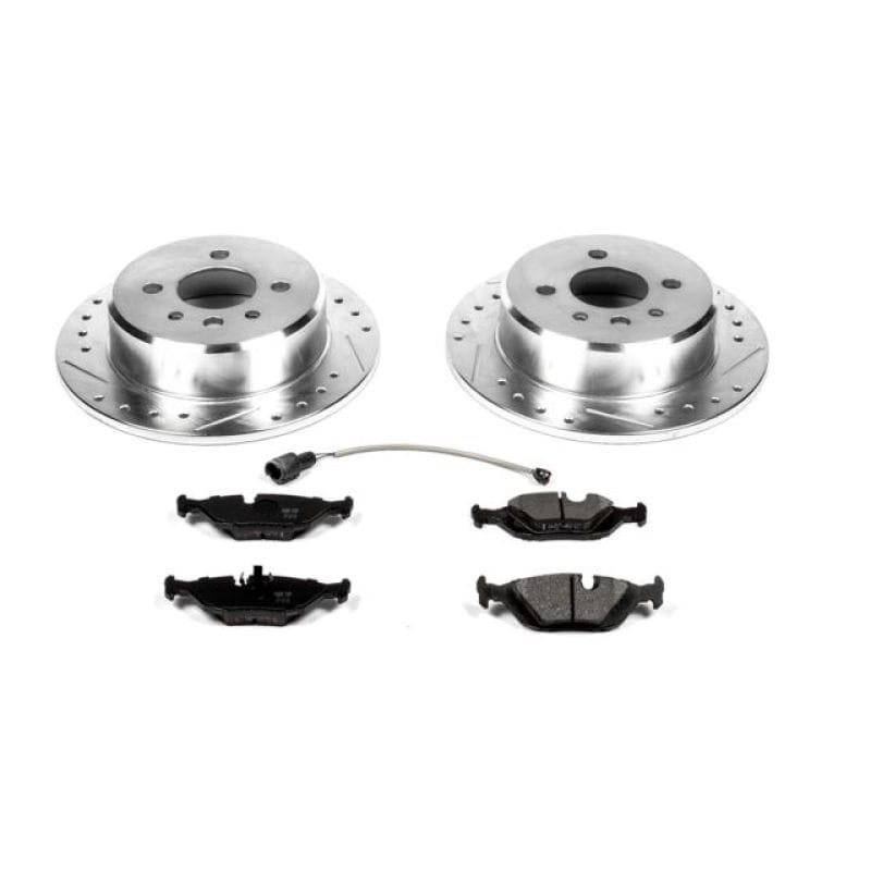 PowerStop — Z23 Daily Driver Carbon-Fiber Ceramic Brake Pad and Drilled & Slotted Rotor Kit