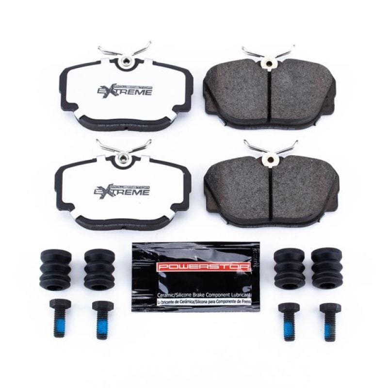 PowerStop — PowerStop - Z26 Performance Carbon-Fiber Ceramic Brake Pads with Hardware Kit