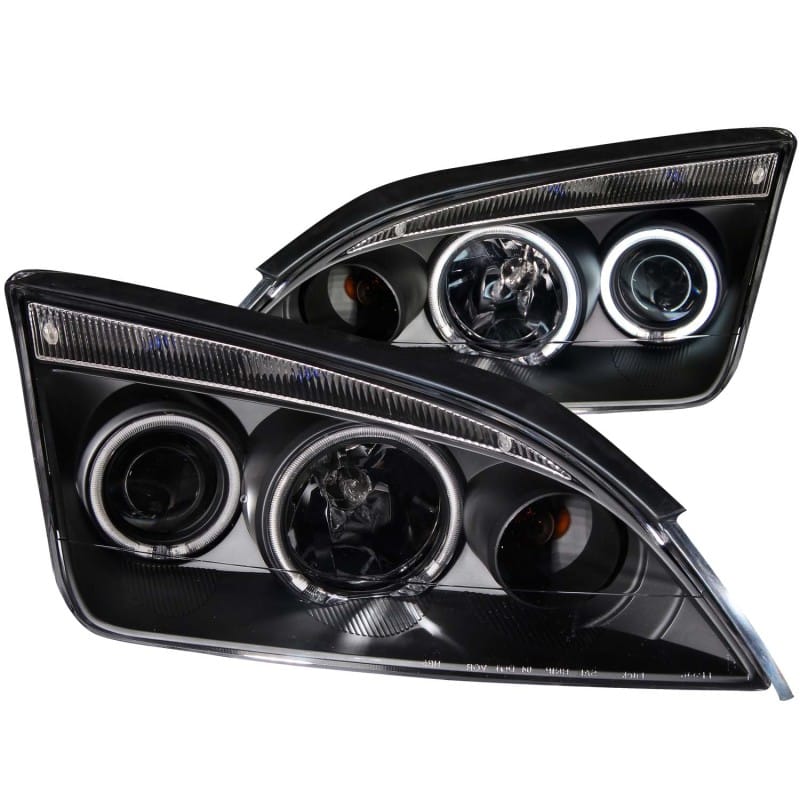 ANZO — ANZO 2005-2007 Ford Focus Projector Headlights w/ Halo Black
Head Light Set
HdLtSet