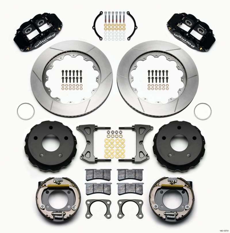 Wilwood — KIT,REAR,DISC/DRUM,BIG FORD,FNSL4R 2.00 OFFSET,5x5.50 BC,14.00 ROTOR