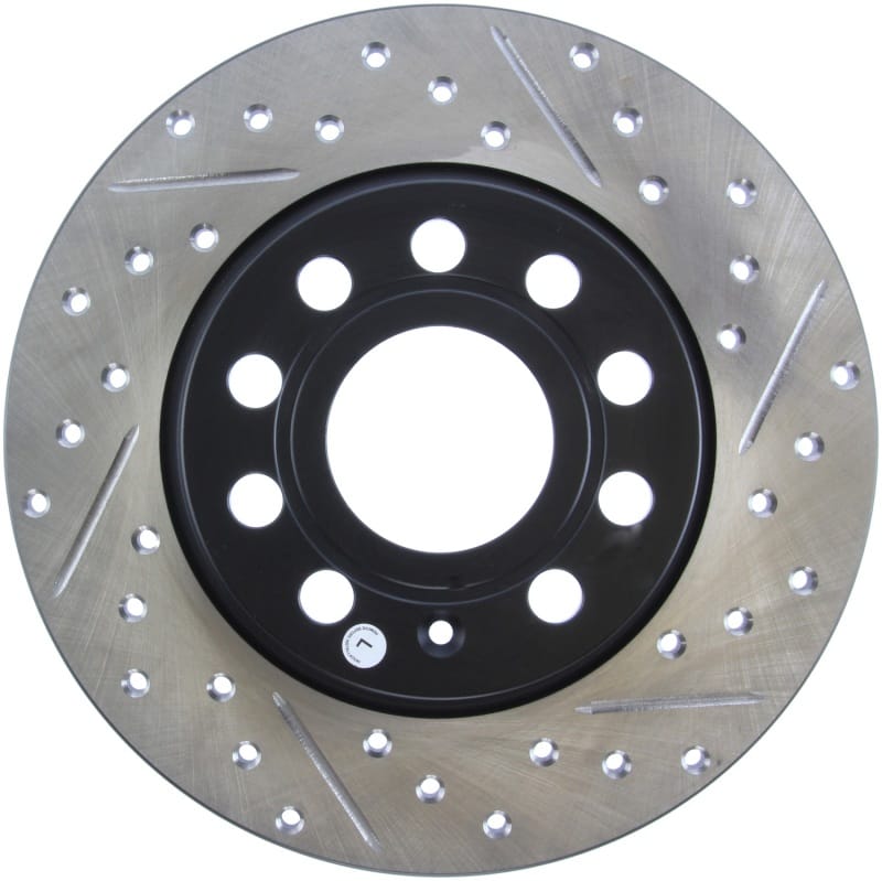 Stoptech — StopTech Sport Drilled & Slotted Brake Rotor; Rear Left
StopTech Sport Drilled/Slotted Brake Rotor; Rear Left
StopTech Sport Drilled/Slotted Disc