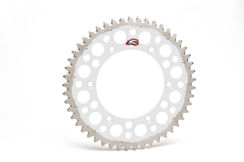 Renthal — Silver, Rear, 52T