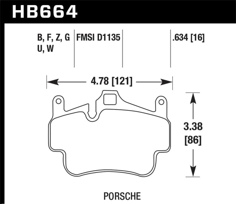 Hawk Performance — HPS 5.0 Disc Brake Pad