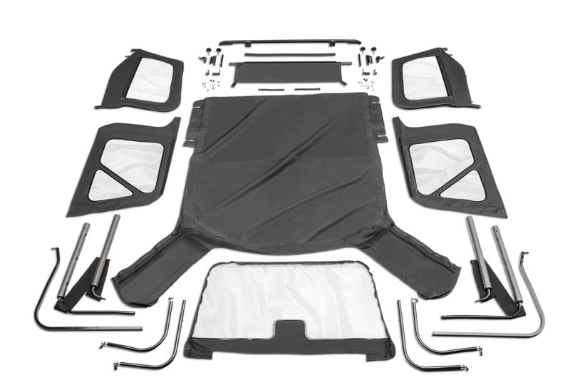 Rampage — Complete Top, Frame & Hardware for Soft Upper Doors
Complete Soft Top Kit