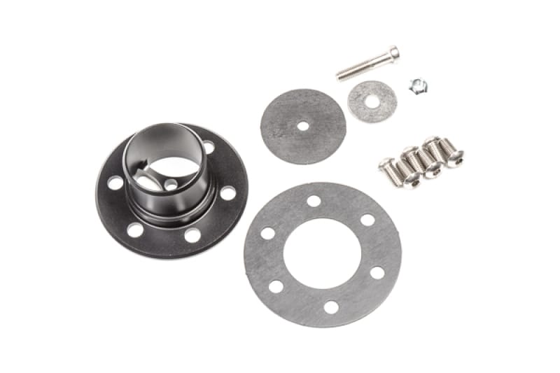 Radium Engineering — FCST 6-BOLT REMOTE MOUNT FILL NECK, STRAIGHT, 1.5IN BARB