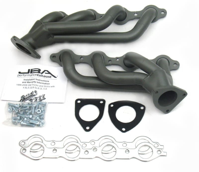 JBA — JBA 03-06 GM Truck 6.0L LS w/o EGR 1-5/8in Primary Ti Ctd Cat4Ward Header
Exhaust Header
