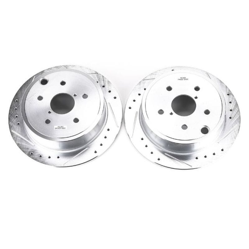 PowerStop — PowerStop Evolution Performance Drilled, Slotted & Plated Brake Rotor Pair