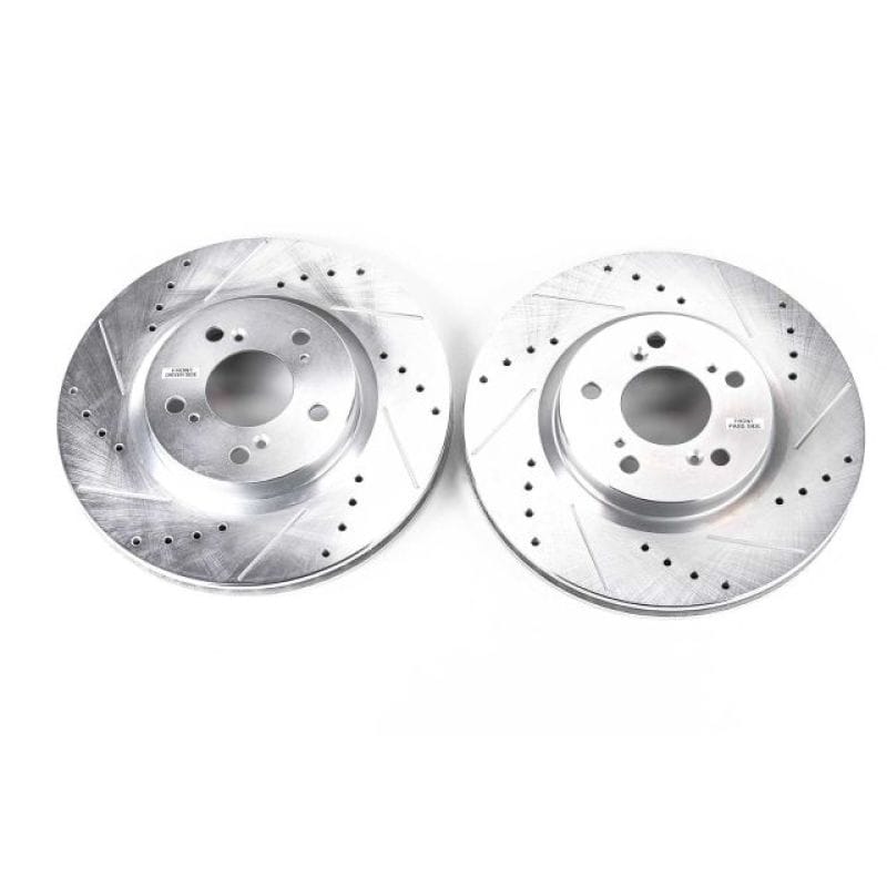 PowerStop — PowerStop Evolution Performance Drilled, Slotted & Plated Brake Rotor Pair