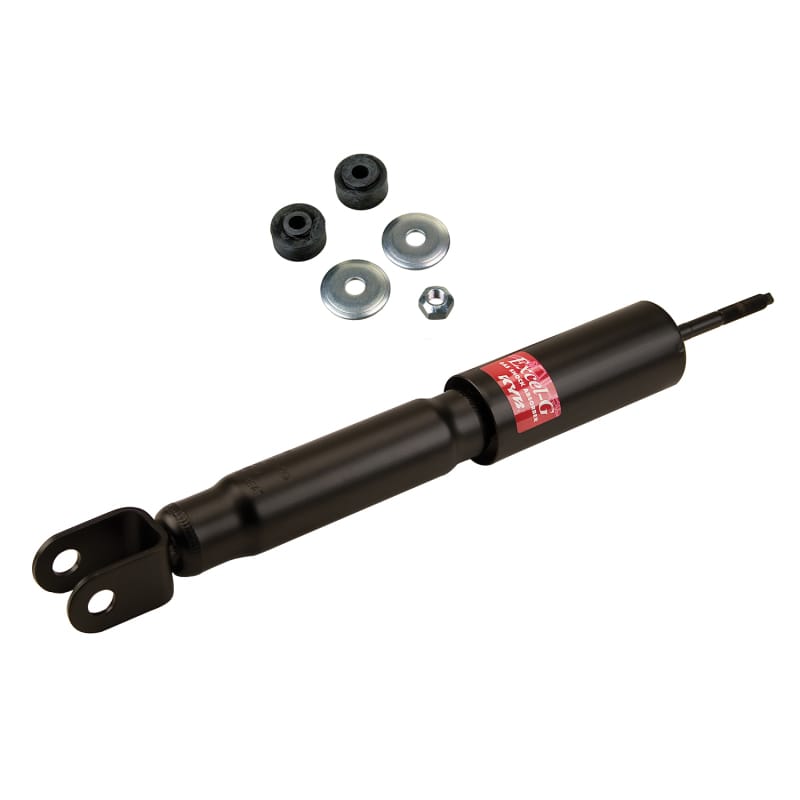 KYB — Ride Comfort may be important, but restoring a vehicles Ride Control, stability, stopping, lane change responsiveness and handling is critical. KYB Excel-G Shocks and Struts are designed for the most important performance purpose: Restoring the vehicles original capabilities. KYB is a world leading supplier of shocks and struts to new vehicle manufacturers and the Excel-G is made on the very same KYB OE assembly lines, uses the same OE quality components and is calibrated to restore original, de
Gas Shock