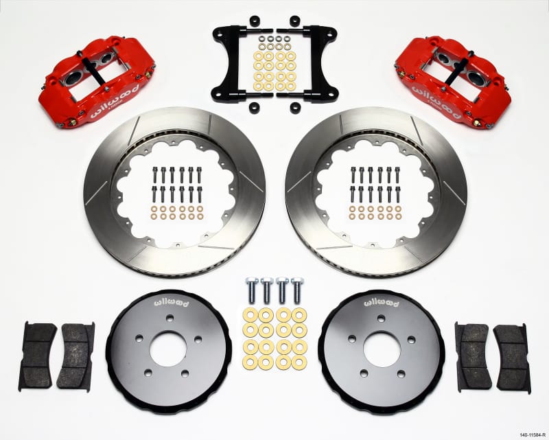Wilwood — KIT,FRONT,NISSAN 370Z/G37,14.00 ROTOR RED