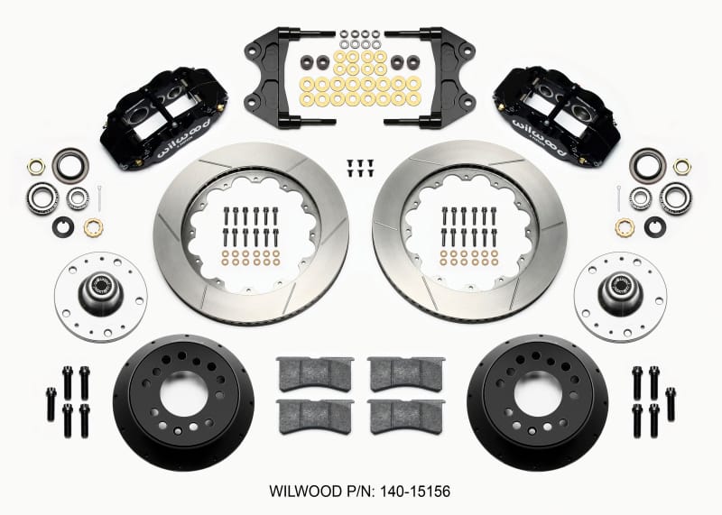 Wilwood — KIT,FRONT,WWE PRO SPINDLE,BIG BRAKE 5x5.00 HUB,14.00 ROTOR