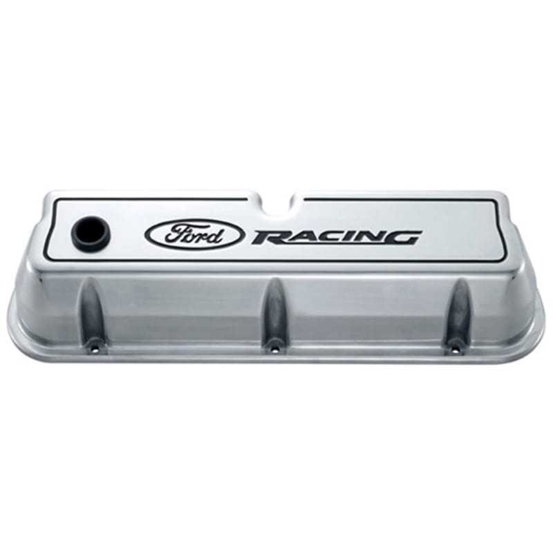 Ford Racing — Ford Racing Logo Die-Cast Valve Covers Polished
Valve Cover