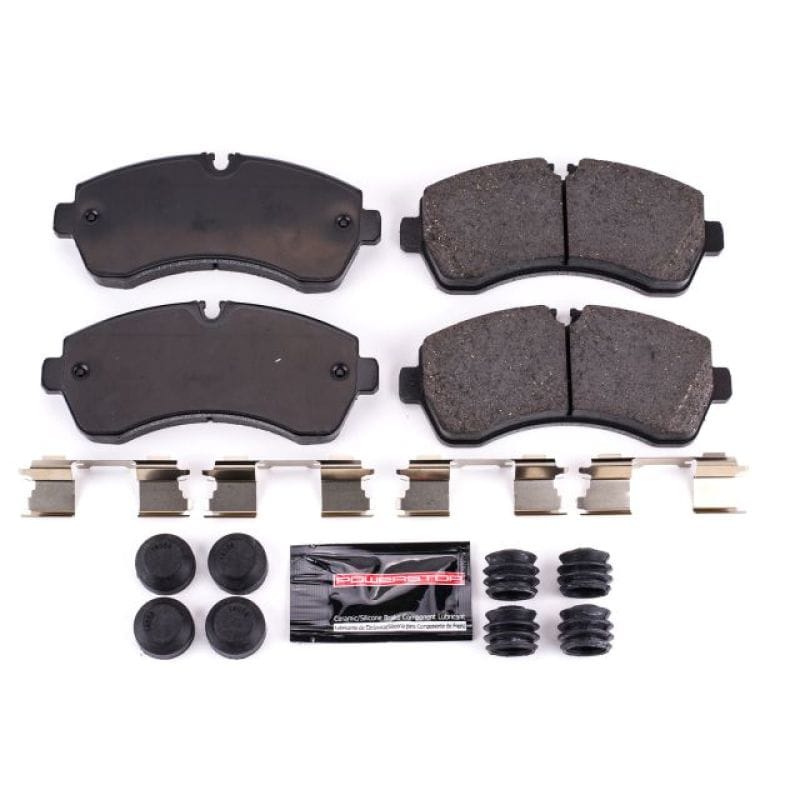 PowerStop — PowerStop - Z23 Daily Driver Carbon-Fiber Ceramic Brake Pads with Hardware Kit