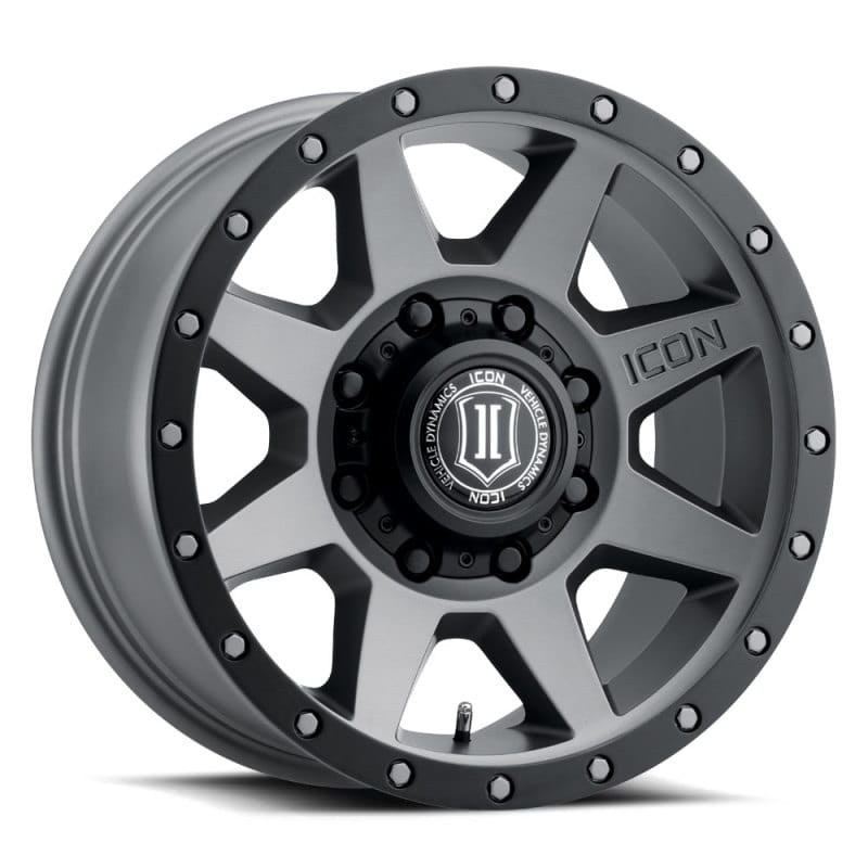 ICON — ICON ALLOYS REBOUND HD TITANIUM - 17 X 8.5 / 8 X 6.5 / 13MM / 5.25" BS