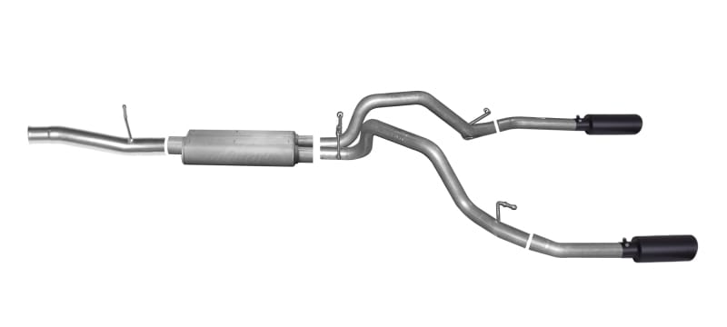 Gibson — Gibson 10-13 Chevrolet Silverado 1500 LT 4.8L 2.25in Cat-Back Dual Split Exhaust - Black Elite
Truck/Suv