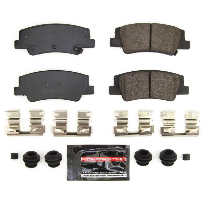 PowerStop — PowerStop - Z23 Daily Driver Carbon-Fiber Ceramic Brake Pads with Hardware Kit