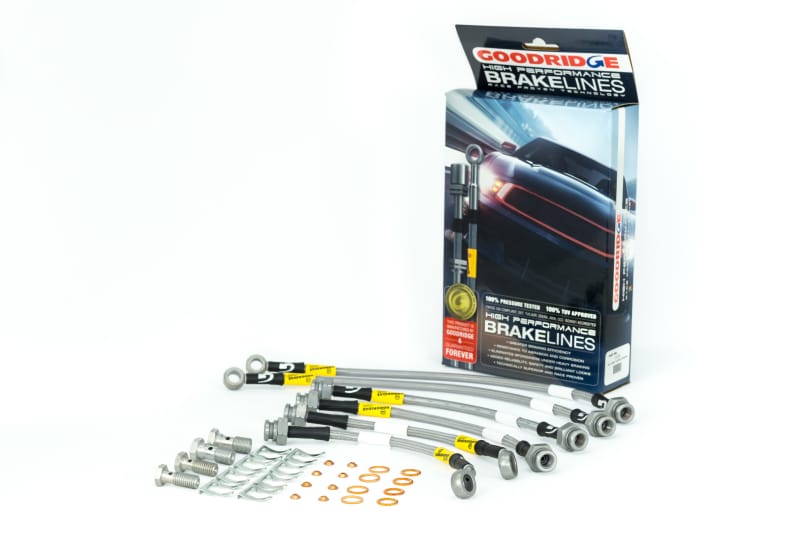 Goodridge — G-STOP SS Braided Brake Line Kit