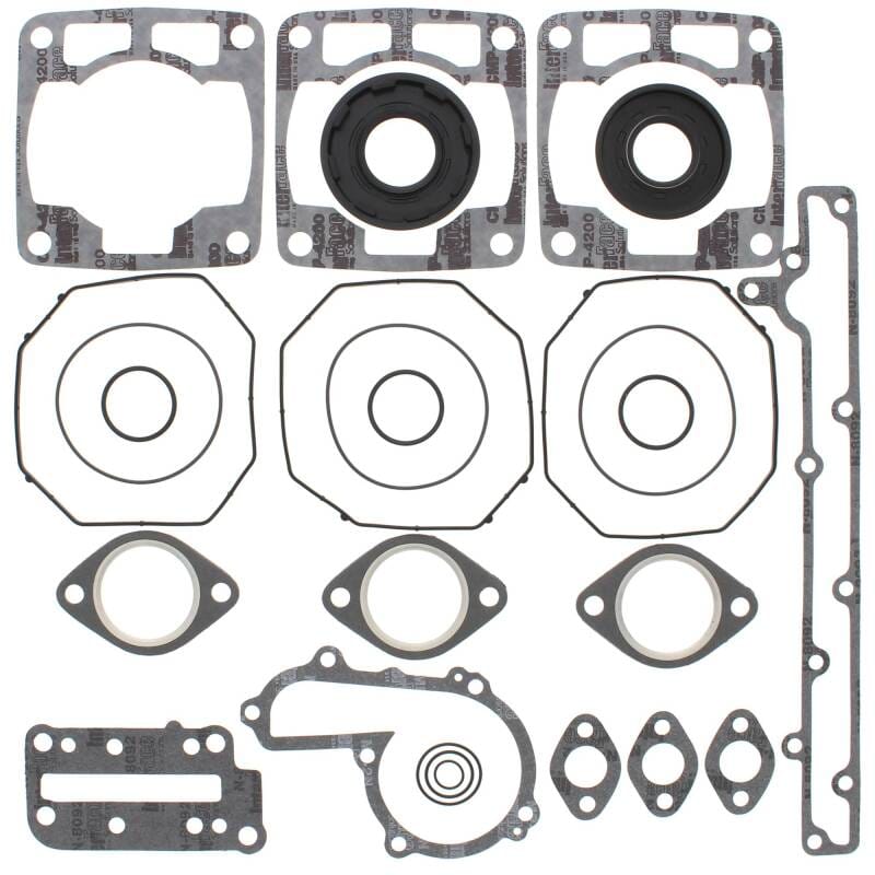 Vertex Pistons — Vertex Gaskets 97-98 Polaris 600 XCR Complete Gasket Kit w/ Oil Seals
