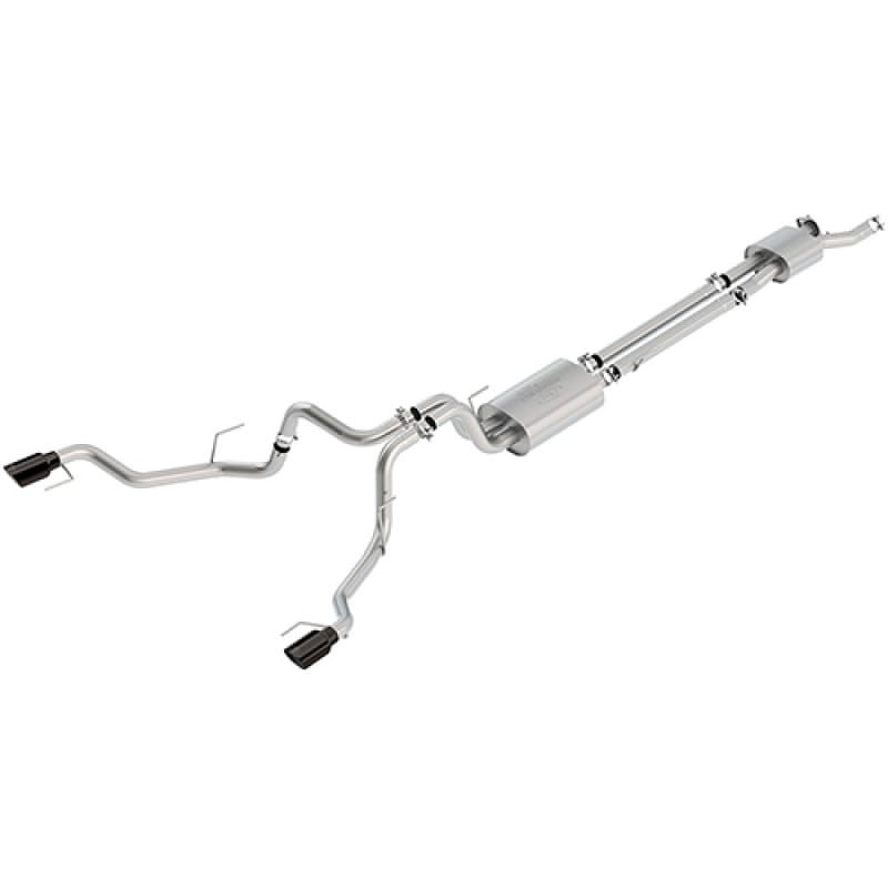 Ford Racing — 2017-2020 F-150 Raptor 3.5L Cat Back Touring Exhaust System-Black Tips
Touring Cat-Back Exhaust System