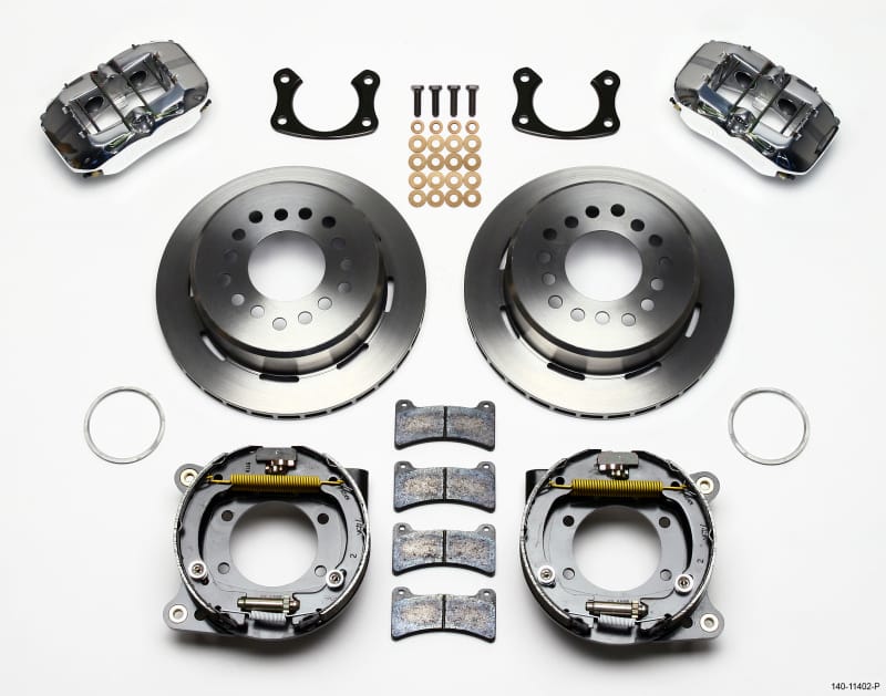Wilwood — KIT,REAR,DISC/DRUM,BIG FORD,NEW STYLE 2.36 OFF,1PC 11.00,POLISH