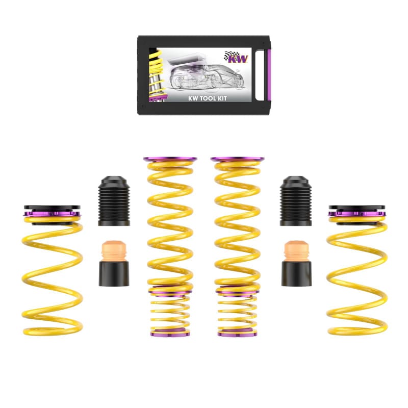 KW — Height adjustable lowering springs for use with or without electronic dampers
KW HEIGHT ADJUSTABLE SPRING KIT - 25361034