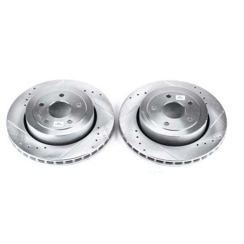 PowerStop — PowerStop Evolution Performance Drilled, Slotted & Plated Brake Rotor Pair