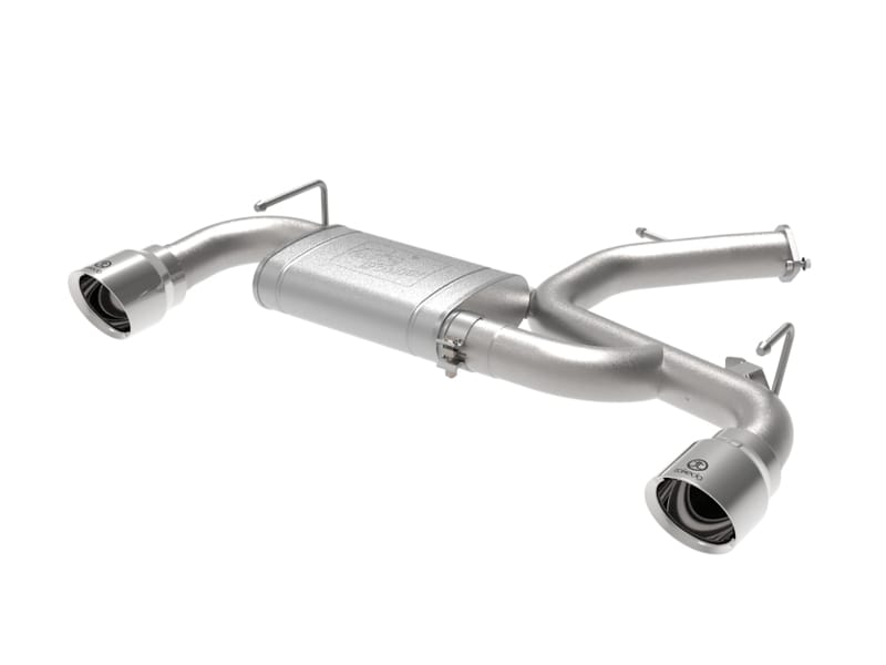 aFe — Takeda 3 IN 304 Stainless Steel Axle-Back Exhaust System w/ Polished Tips
