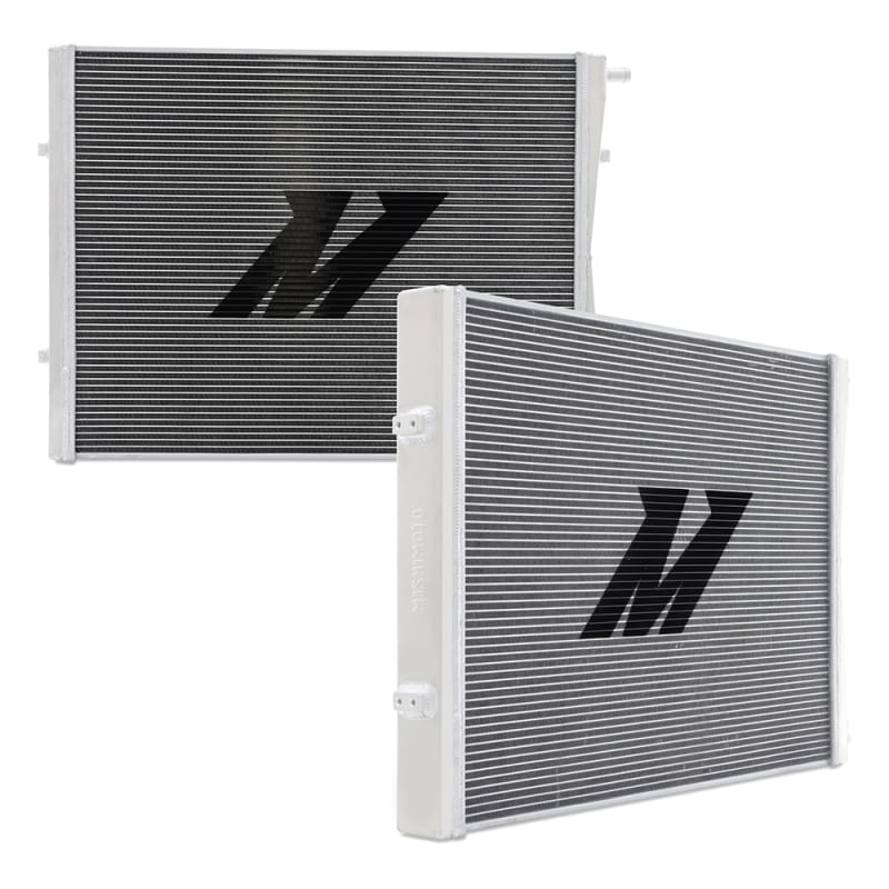 Mishimoto — Air-to-Water Heat Exchanger, Dual Pass, 24.60in x 19.66in x 1.88in Core, 1500HP